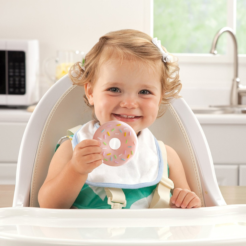 Silicone donut teether